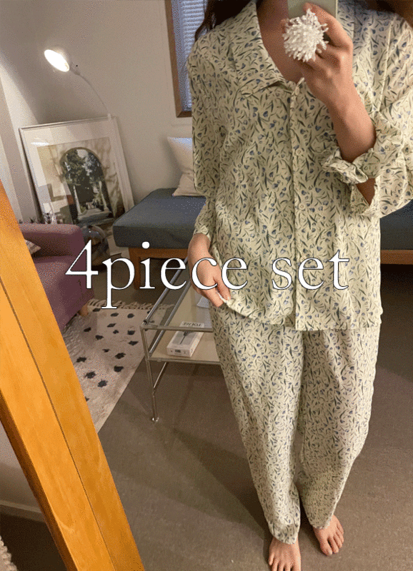 MD Recommendation / Leaf Pajama Set (2 colors)