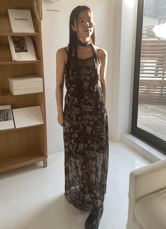 𝒊𝒏𝒆𝒂︎♥𝒎 Pomery Maxi Dress (1 color) Delivered right away!
