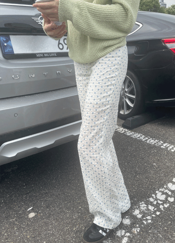 夏季花纹裤子 (2colors