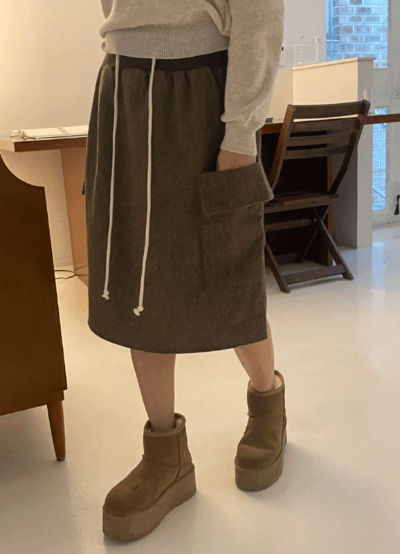 カノ ポケット スカート (2colors)