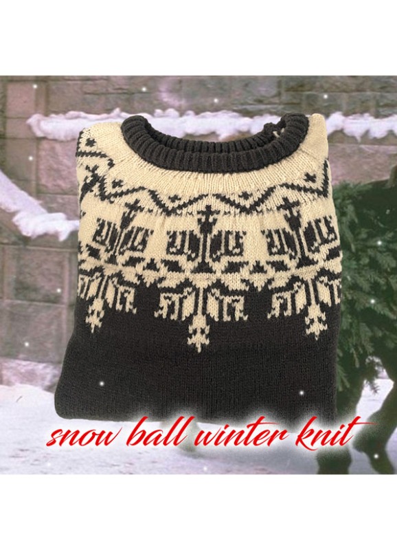 [SNOWBAL] 冬季 针织衫 (1颜色)