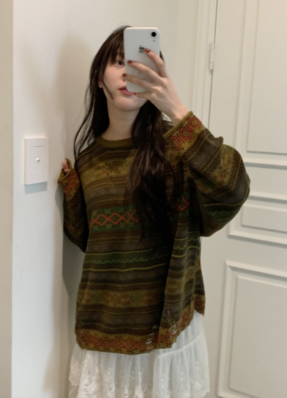 Vintage burr knit (1 color)