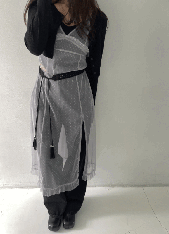 [CHALON] 分层 连衣裙 (3colors) ♥︎ 新商品打折♥︎